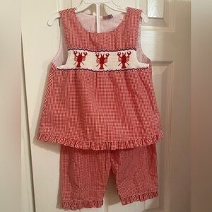 Orient Express Smocked Lobster Outfit